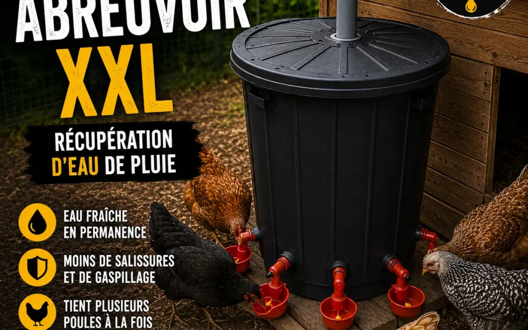 🐔 Fabriquer un Abreuvoir XXL Économique pour Poules